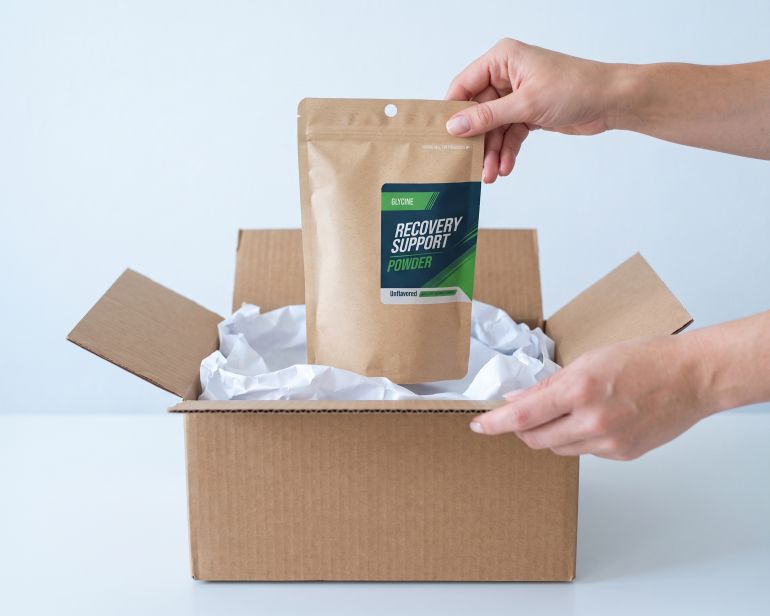 Scientific Blends product packed for discreet shipping