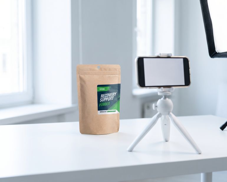 Scientific Blends product prepared for content creation