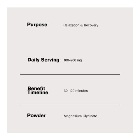 120mg Magnesium Glycinate Powder - Thumbnail 4