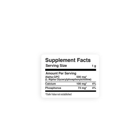 300mg Alpha-GPC Powder - Thumbnail 8