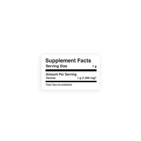 1,000mg Taurine Powder - Thumbnail 8