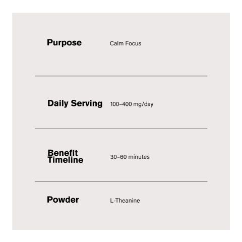 200mg L-Theanine Powder - Thumbnail 4