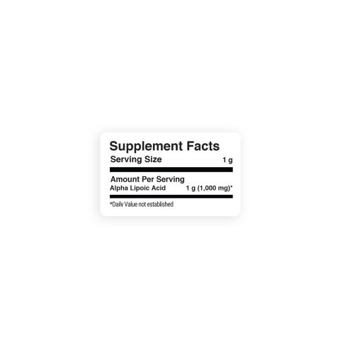 300mg Alpha Lipoic Acid Powder - Thumbnail 8