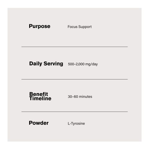 1,000mg L-Tyrosine Powder - Thumbnail 4